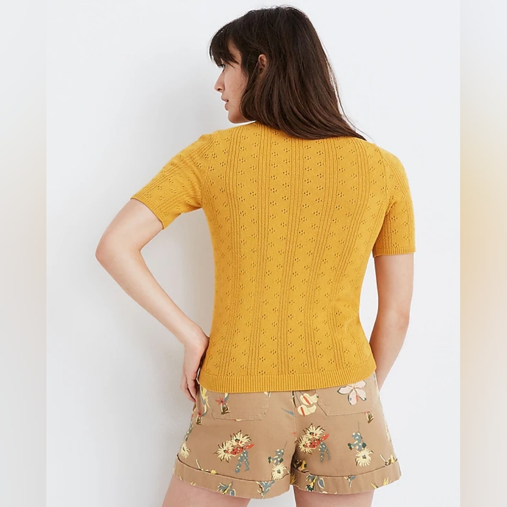 As Seen On TV! Madewell Pointelle Sweater - Picture 3 of 14